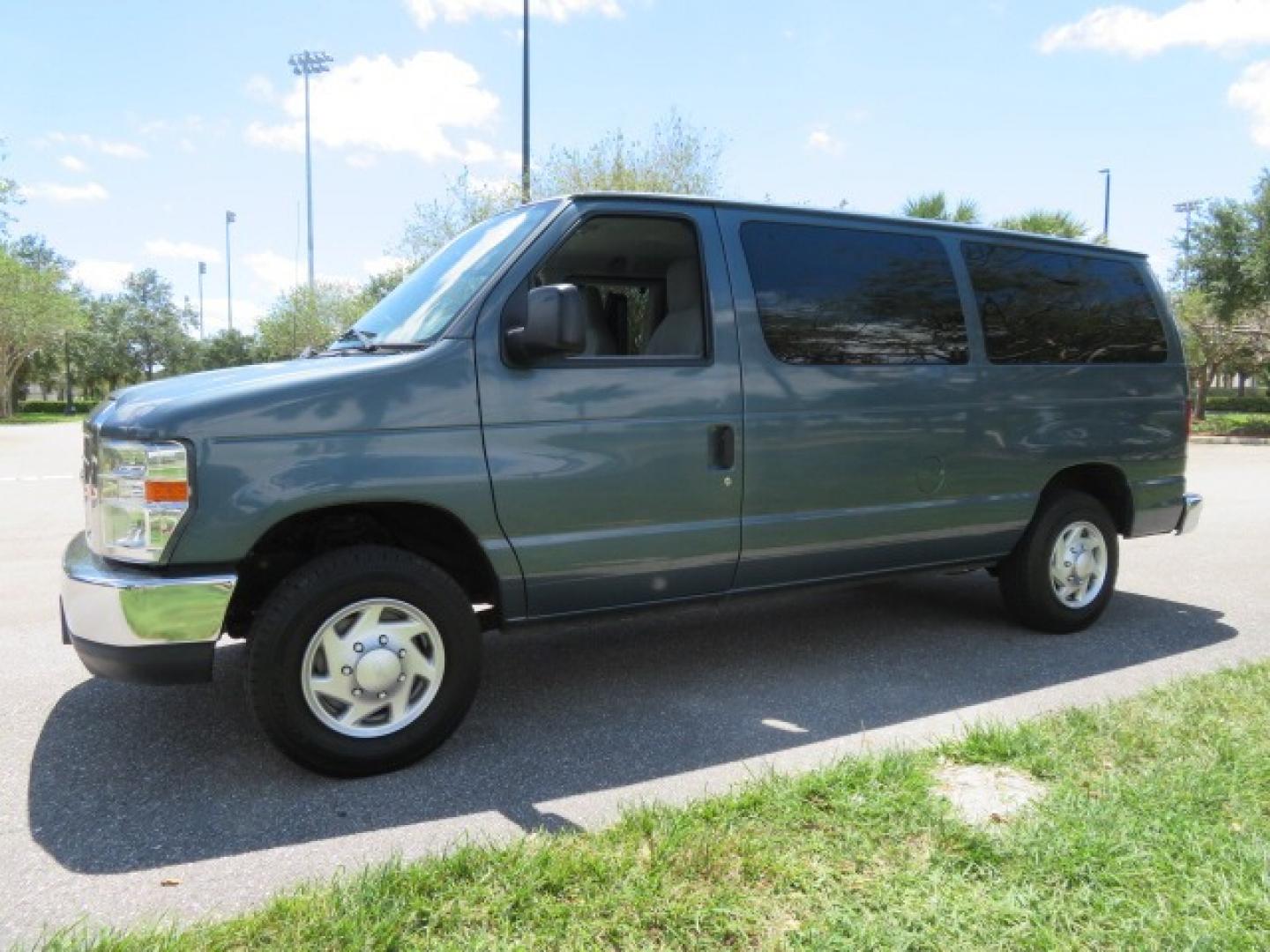 2013 Dark Blue /Gray Ford E-Series Wagon XLT (1FMNE1BW4DD) with an 4.6L V8 engine, Automatic transmission, located at 4301 Oak Circle #19, Boca Raton, FL, 33431, (954) 561-2499, 26.388861, -80.084038 - You are looking at a Gorgeous 2013 Ford E150 XLT Handicap Wheelchair Conversion Van with 22K Original Miles, Tie Down System, Power Electric VMI Side Entry Wheelchair Lift, Back Up Camera, Factory Navigation and Much Much More. This van is Awesome. This is a Nice Rust Free Van with a Clean Carfax, C - Photo#10